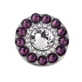 Princeville Purple golfbal marker "Girls Golf Bling"– paars / zilver.  Vanaf: €20,95 - €29,95