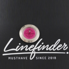 Linefinder - edelstaal met roze