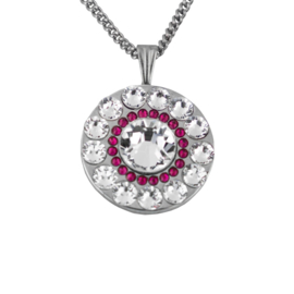 Mauna Kea Red golfbal marker "Girls Golf Bling" – zilver / rood.  Vanaf: €20,95 - €29,95