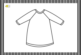 Sweaterdress raglan