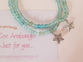 2 Armbandjes Just for You, armbandje voor jou en voor....