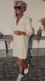 THE PERFECT JEANS 2 longsleeve dress beige