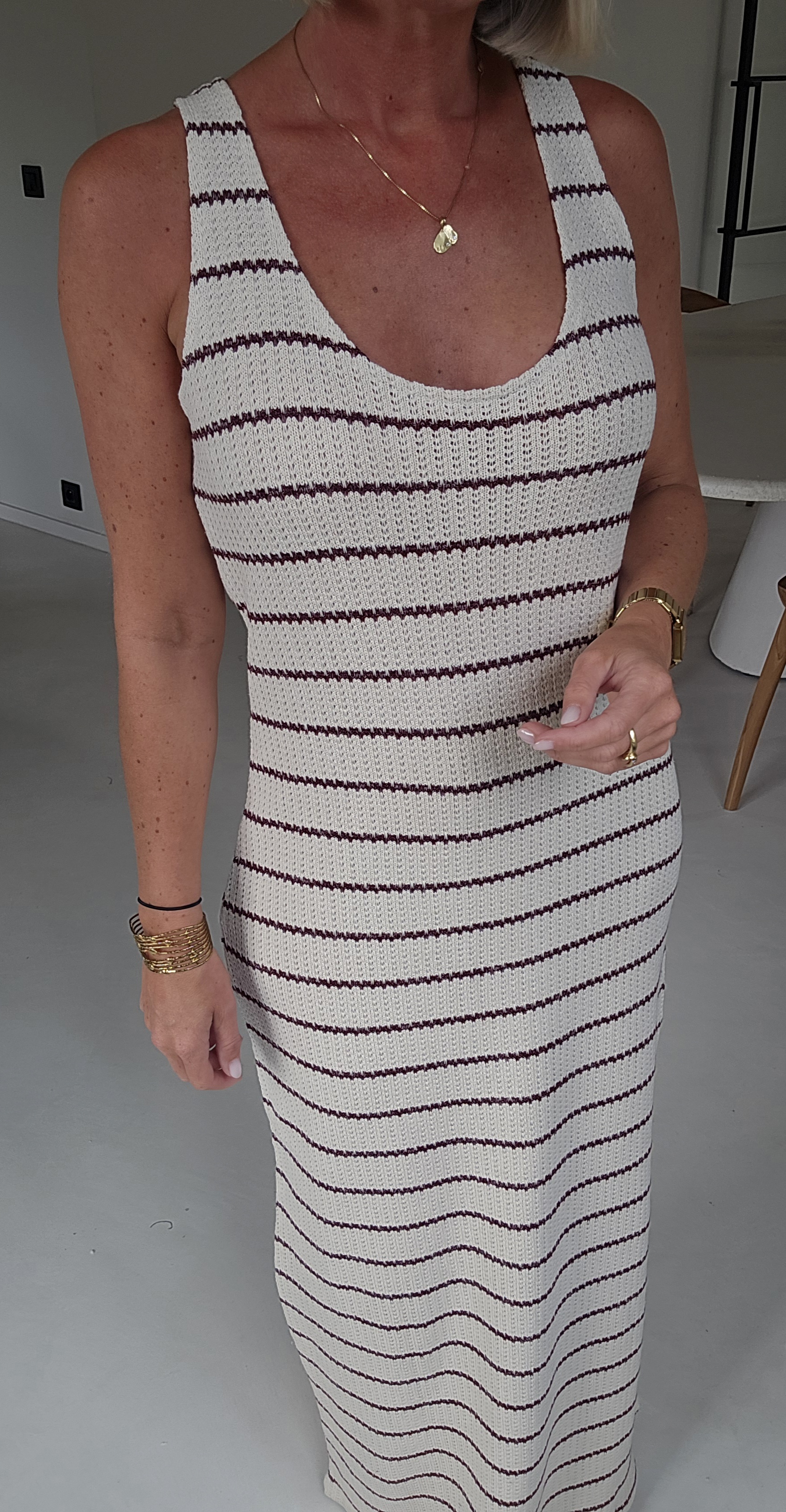 LINDIE maxi crochet dress