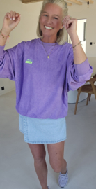 YOU CAN terry sweatshirt lilac
