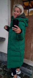 TRIX maxi winter puffer coat forest green