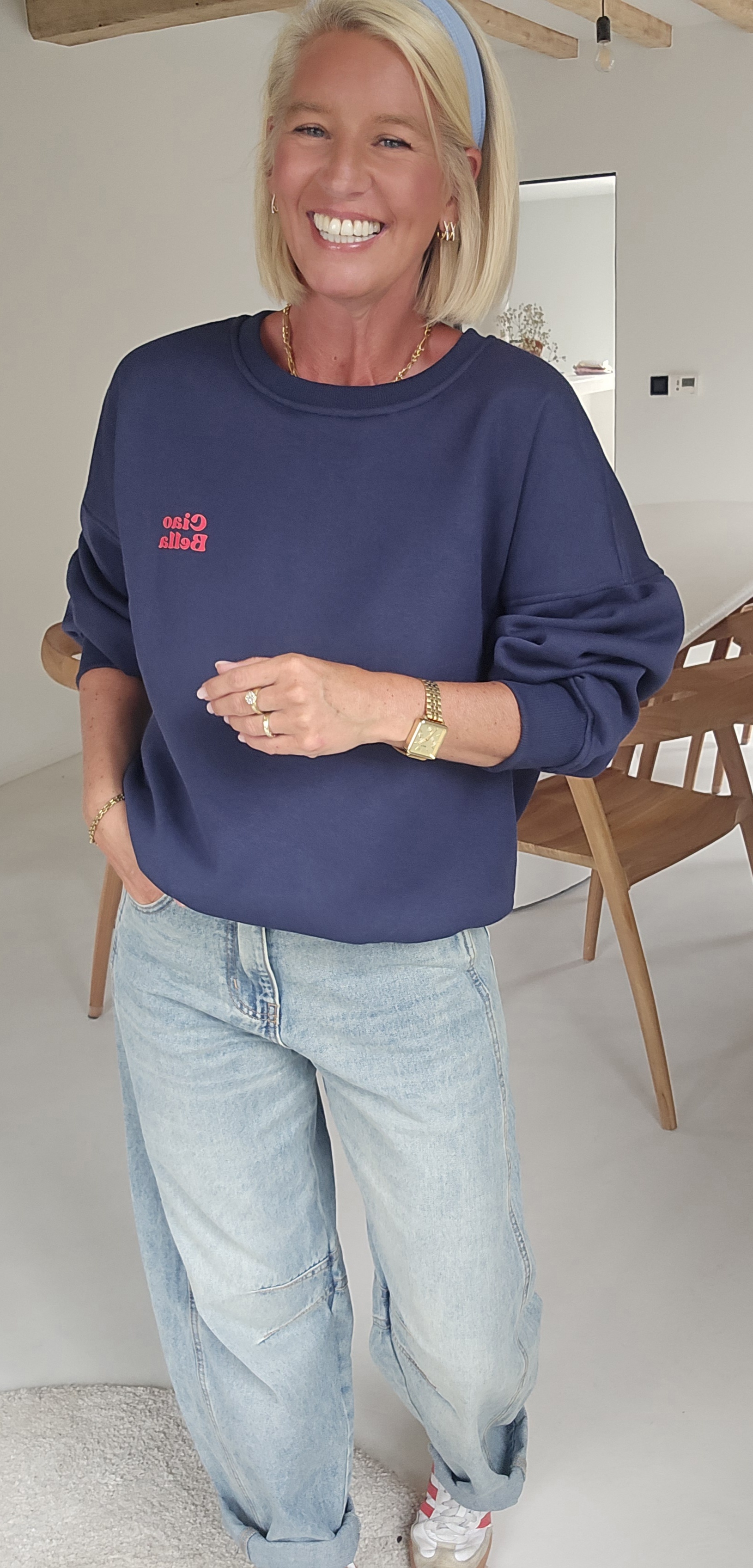 CIAO BELLA sweatshirt navy