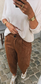 VALI loose cotton pants camel
