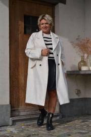 TRUDY maxi  coat ecru