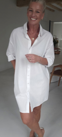 FAYE shirt dress white