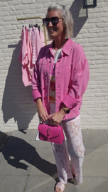 THE PERFECT JEANS jacket fuschia