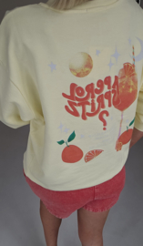 APEROL SPRITZ cotton sweatshirt yellow