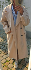 TRUDY maxi  coat beige
