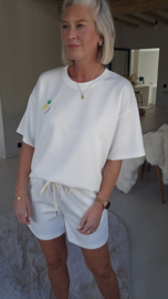 PINEAPPLE summer sweat set white