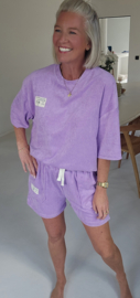 SISI terry set lilac