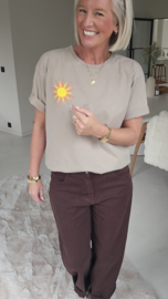 SUNSHINE tee taupe