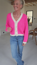 BESS cardigan candy pink