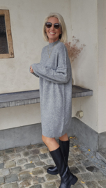 JANIE midi knit dress grey