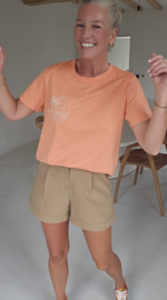 SUNSETS cotton T-shirt orange