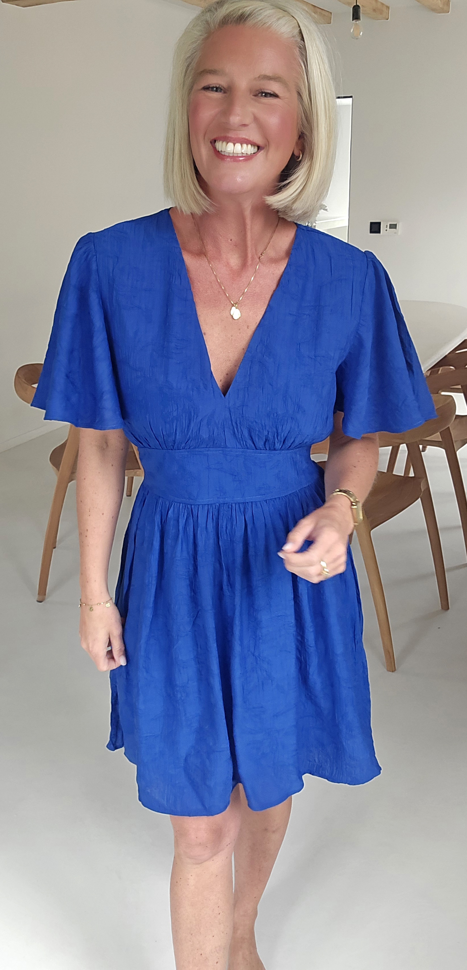 KIERA party dress kobalt blue