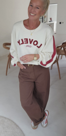 LOVELY GIRL sweatshirt ecru