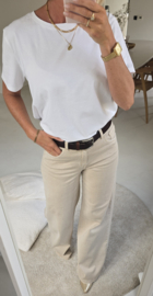 TILIE wide leg jeans beige tall line