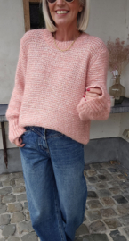 GLAM knit soft pink
