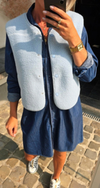 DANA jeans dress blue