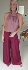INES satin top soft terra