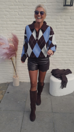 GOOD LEGS ONLY shorts pu chocolat