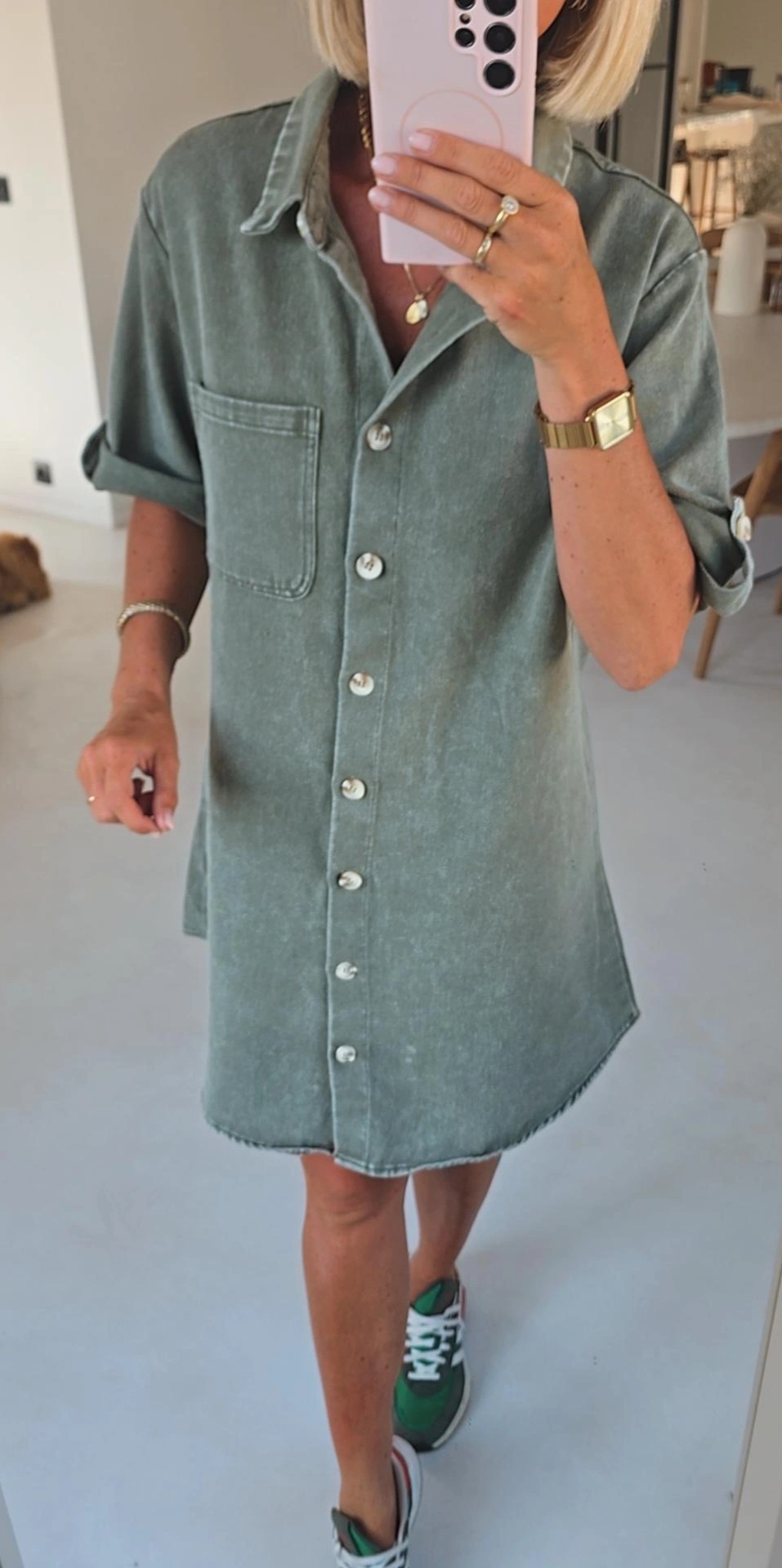 THE PERFECT JEANS 3 dress khaki