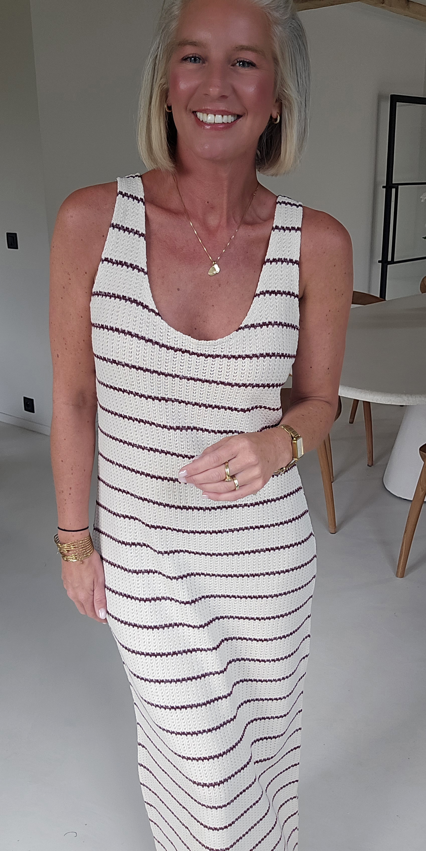 LINDIE maxi crochet dress
