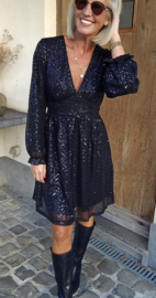 JAYLIN GLITTER dress black