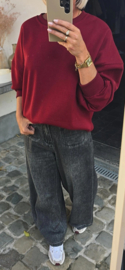 MARLIN extra wide leg jeans anthracite