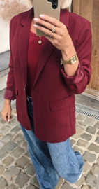 CLASSY blazer burgundy