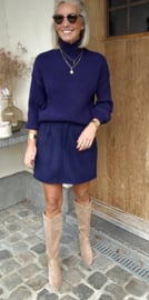 IRA winter petite soft knit navy