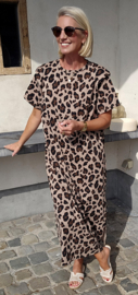 LEO maxi T-shirt dress
