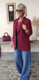 CLASSY blazer burgundy
