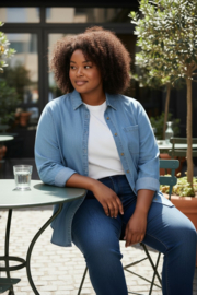 GIULIA denim shirt curve