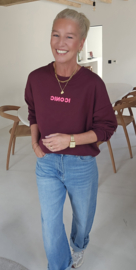 ICONIC sweatshirt burgundy