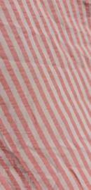 LAURA striped cotton shirt pink