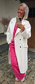 MANDI velvet set fuschia