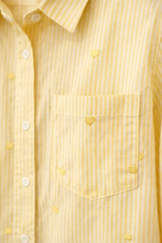 AMORE cotton shirt curve yellow