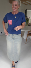 LE SOLEIL cotton T-shirt navy