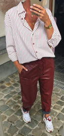 LINDA striped shirt terra