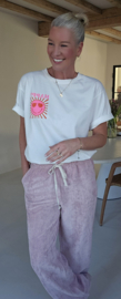 HAPPY cotton T-shirt white