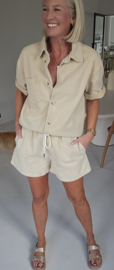 KAE jeans shorts beige