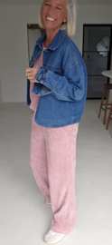 MANDI velvet set soft pink
