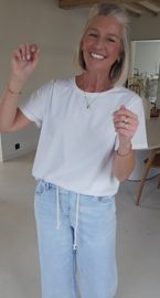 BASIC cotton T-shirt white