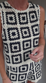 IVA crochet set black