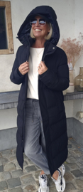 TROY maxi winter puffer coat black